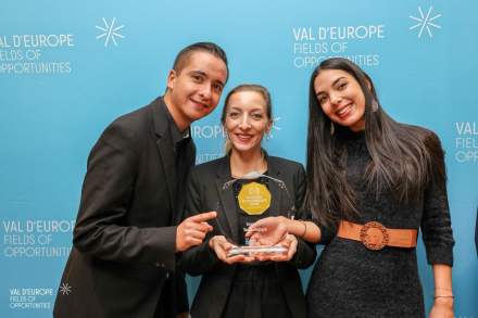 équipe du ki space à la remise de trophée